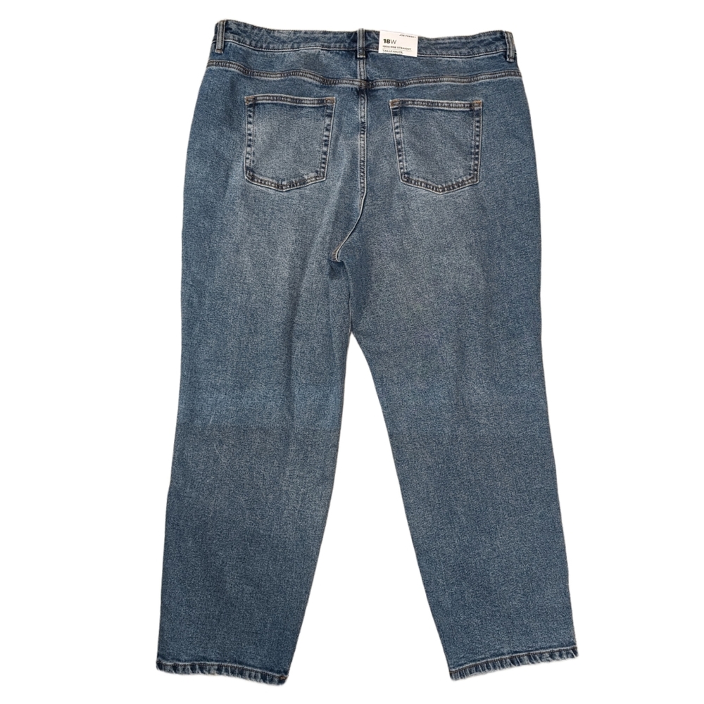 *NWT* Joe Fresh High Rise Straight Jeans, Plus Size 18W - Picture 4 of 7